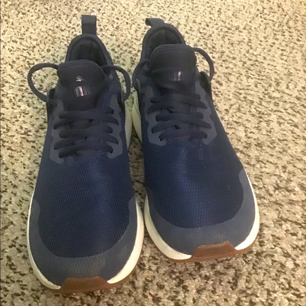 Dark blue Puma shoes